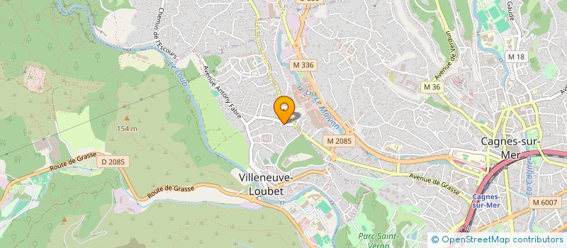 localisation de l'entreprise BAOU VISTA à VILLENEUVE-LOUBET