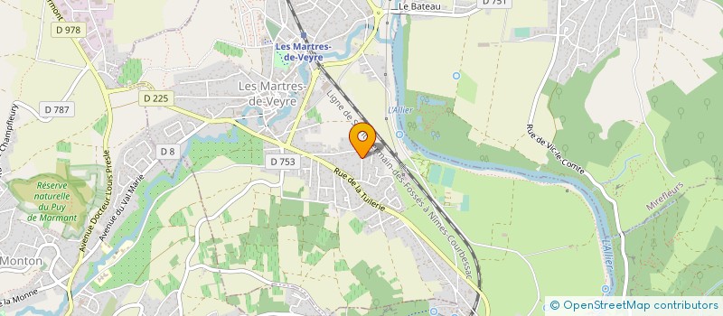 localisation de l'entreprise BAOVA  LES MARTRES-DE-VEYRE