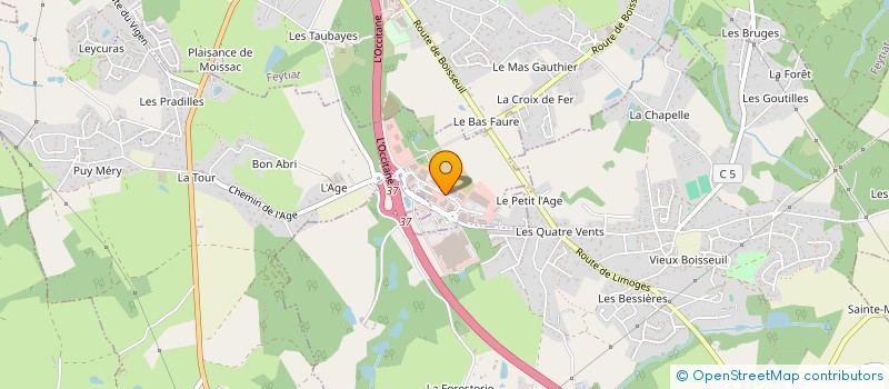 localisation de l'entreprise BAP à LE VIGEN