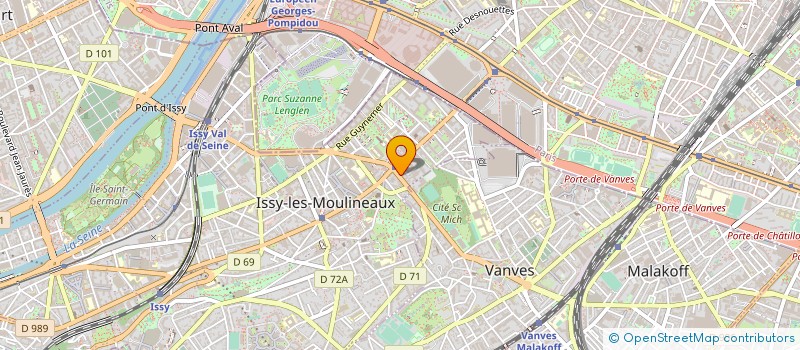 localisation de l'entreprise BAP à ISSY-LES-MOULINEAUX