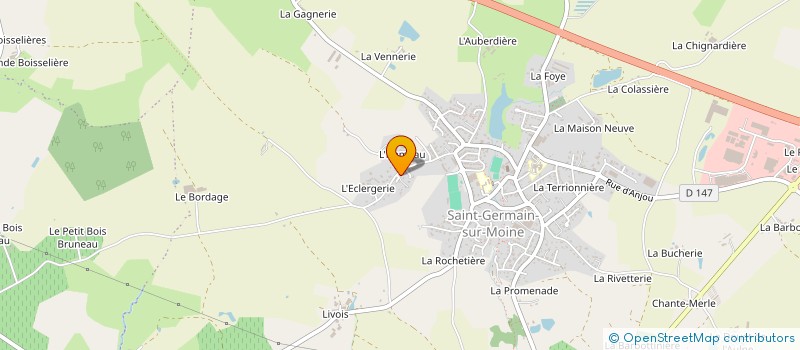 localisation de l'entreprise BAP à SEVREMOINE