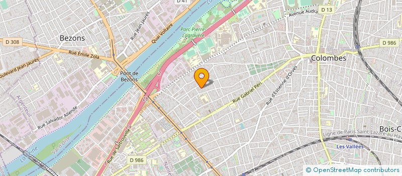 localisation de l'entreprise BAP BAPTE AUTOS ET PIECES  COLOMBES