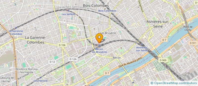 localisation de l'entreprise BAP BECON à ASNIERES-SUR-SEINE