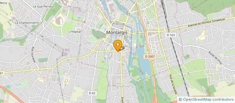 localisation de l'entreprise BAP+ (BETON AGGLOS PLANCHER +) SARL à MONTARGIS