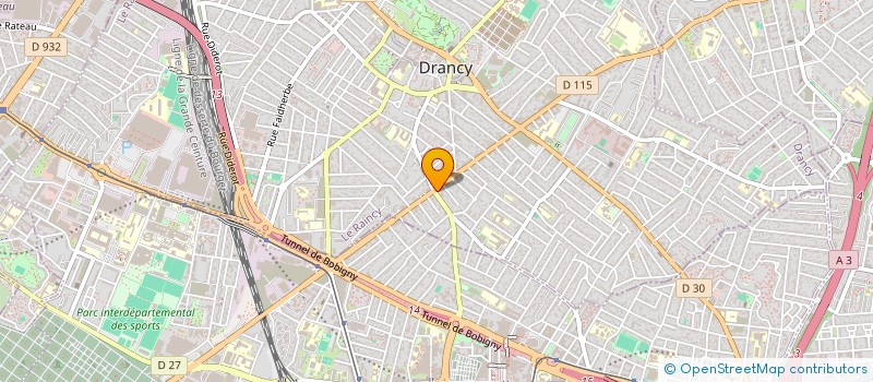 localisation de l'entreprise BAP CORP à DRANCY