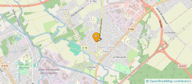 localisation de l'entreprise BAP ELEC à PONT-SAINTE-MARIE
