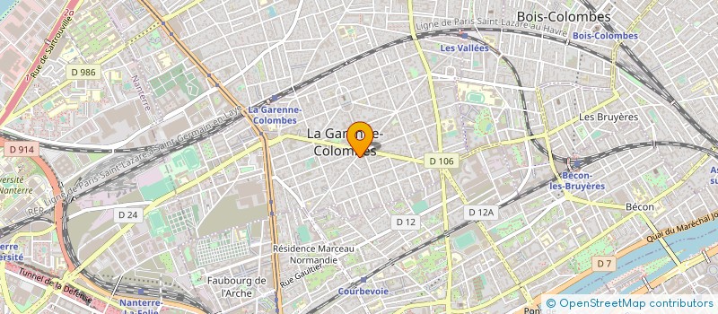 localisation de l'entreprise BAP ETANCHEITE à LA GARENNE-COLOMBES