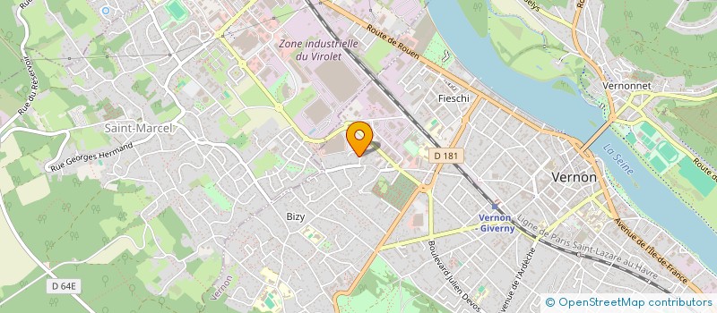 localisation de l'entreprise BAP EXPRESS  VERNON