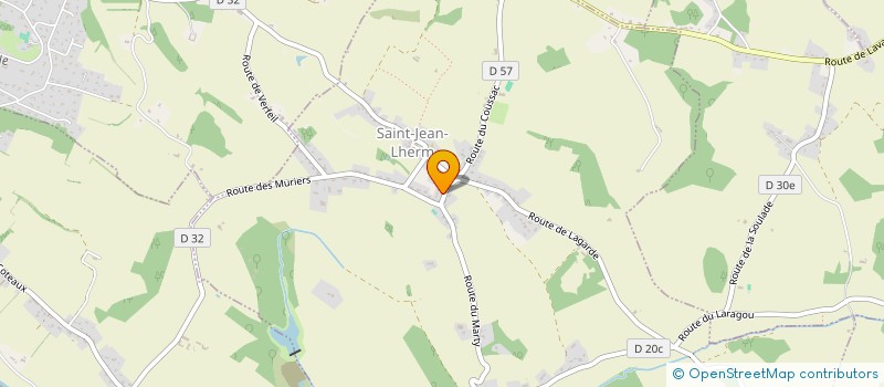 localisation de l'entreprise BAP FINANCE à SAINT-JEAN-LHERM