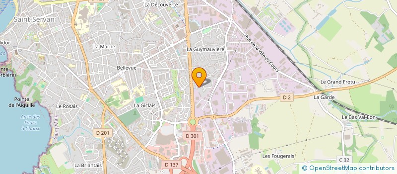 localisation de l'entreprise BAP SUZ  SAINT-MALO
