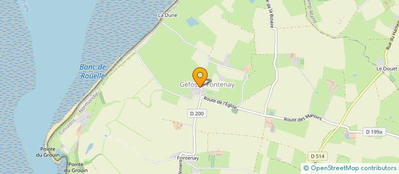 localisation de l'entreprise BAPA 14  GEFOSSE-FONTENAY