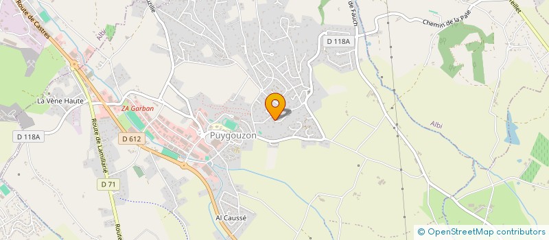 localisation de l'entreprise BAPA  PUYGOUZON