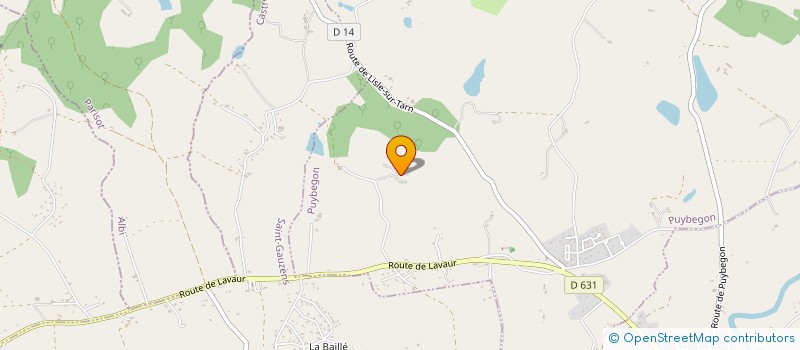 localisation de l'entreprise BAPA  PUYBEGON