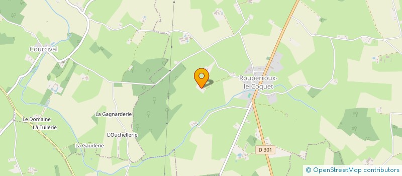 localisation de l'entreprise BAPALEX  ROUPERROUX-LE-COQUET