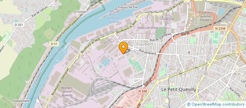 localisation de l'entreprise BAPANT SPORT  LE PETIT-QUEVILLY