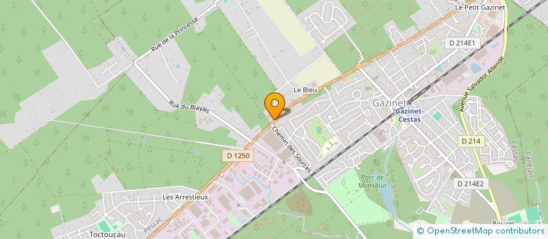 localisation de l'entreprise BAPARK CARS  PESSAC