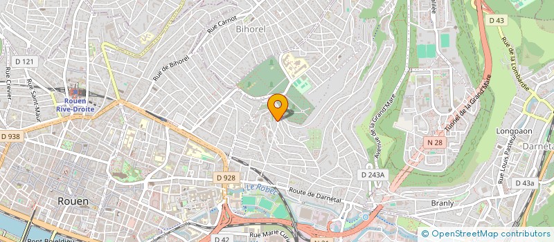 localisation de l'entreprise BAPARO à ROUEN