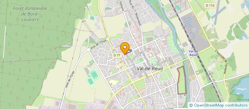 localisation de l'entreprise BAPAS TRANS-EXPRESS  VAL-DE-REUIL