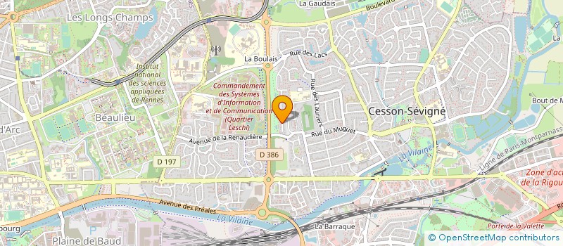 localisation de l'entreprise BAPAVI  CESSON-SEVIGNE