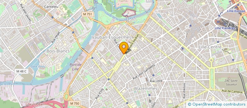 localisation de l'entreprise BAPCOM à LILLE