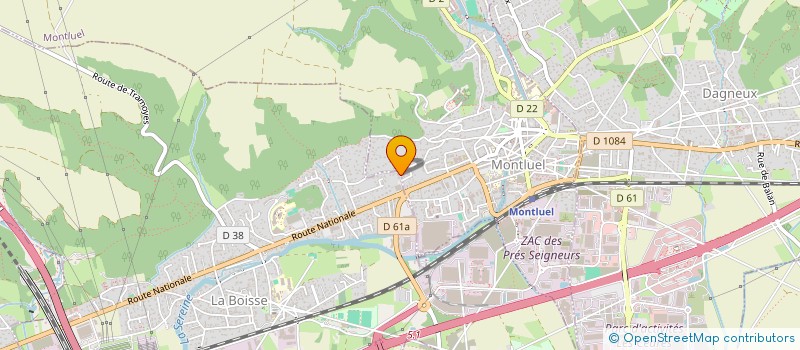 localisation de l'entreprise BAPELL SARL à DAGNEUX