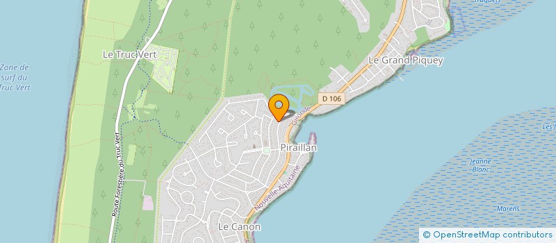 localisation de l'entreprise BAPI 082016 à LEGE-CAP-FERRET