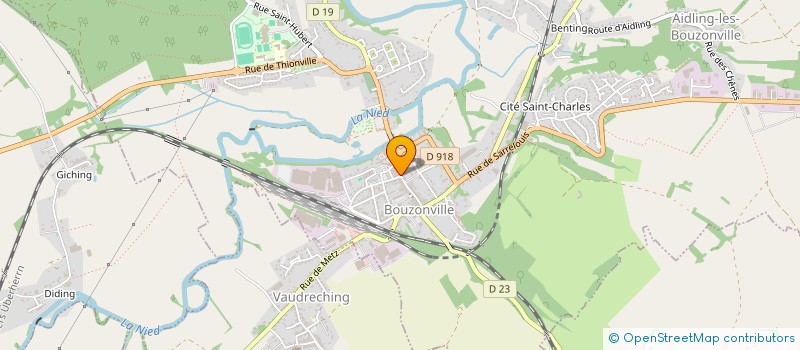 localisation de l'entreprise BAPI  BOUZONVILLE