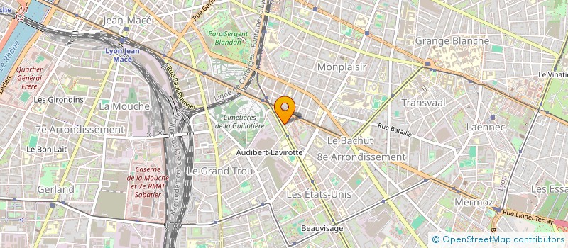 localisation de l'entreprise BAPI47  LYON