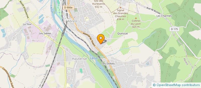 localisation de l'entreprise BAPILICE  ABREST