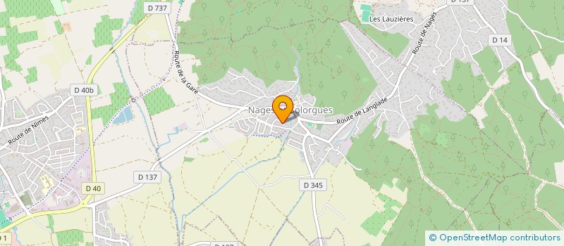 localisation de l'entreprise BAPIN MORENA  NAGES-ET-SOLORGUES