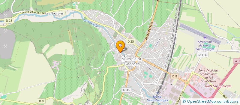 localisation de l'entreprise BAPMAT à NUITS-SAINT-GEORGES