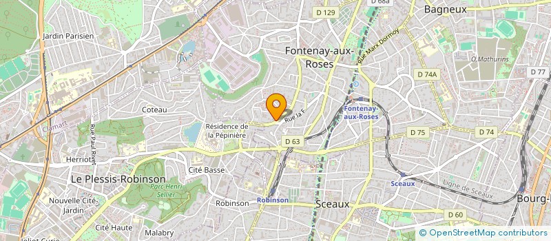 localisation de l'entreprise BAPRESSE DISTRIBUTION à FONTENAY-AUX-ROSES