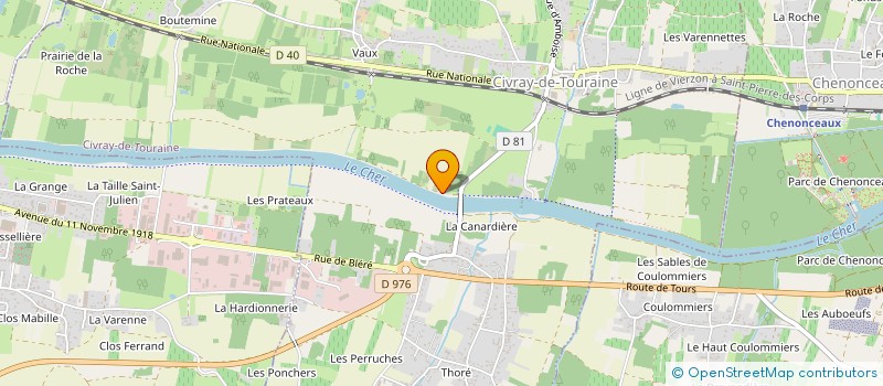 localisation de l'entreprise BAPTEM  CIVRAY-DE-TOURAINE