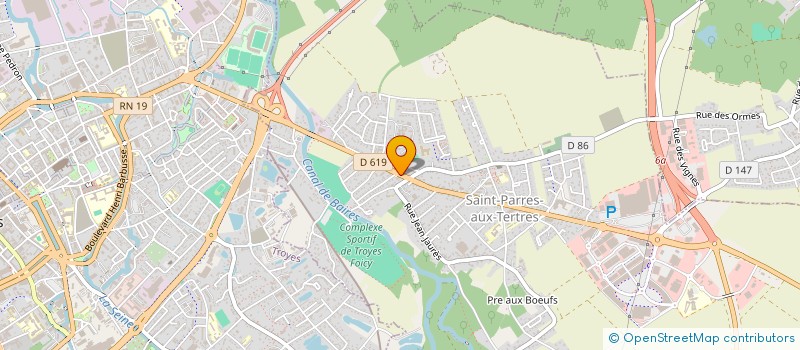 localisation de l'entreprise BAPTEMIL à SAINT-PARRES-AUX-TERTRES