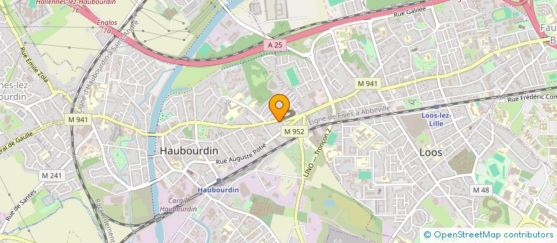 localisation de l'entreprise BAPTHIMAX  HAUBOURDIN