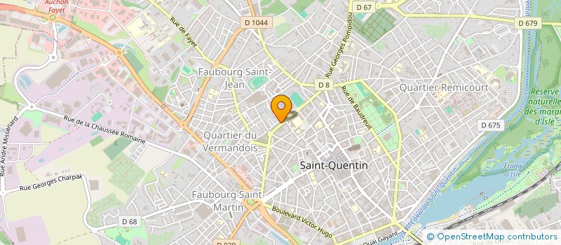 localisation de l'entreprise BAPTI CLEM  SAINT-QUENTIN