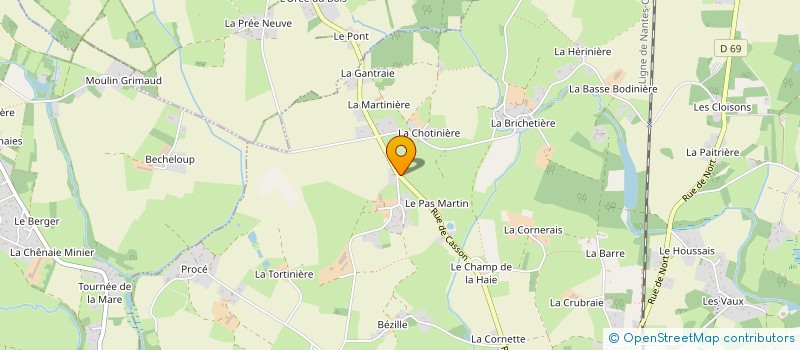 localisation de l'entreprise BAPTIMATH  SUCE-SUR-ERDRE