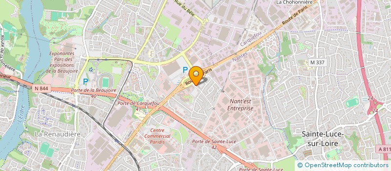 localisation de l'entreprise BAPTIMO à NANTES