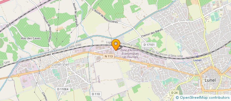 localisation de l'entreprise BAPTISTA à LUNEL