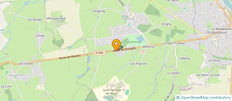 localisation de l'entreprise BAPTISTA  NEUVY