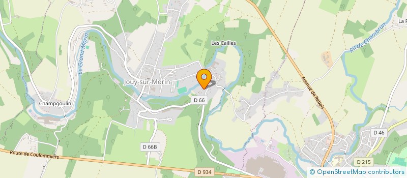 localisation de l'entreprise BAPTISTE  JOUY-SUR-MORIN