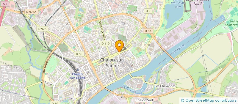 localisation de l'entreprise BAPTISTE à CHALON-SUR-SAONE