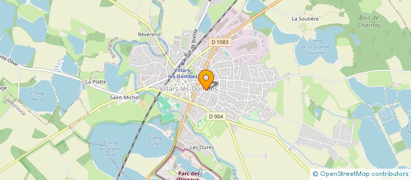 localisation de l'entreprise BAPTISTE  VILLARS-LES-DOMBES