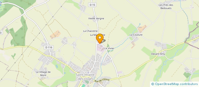 localisation de l'entreprise BAPTISTE CONSTRUCTION à SAINT-HILAIRE-DES-LOGES