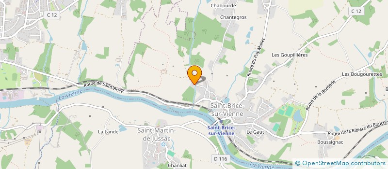 localisation de l'entreprise BAPTISTE D  SAINT-BRICE-SUR-VIENNE