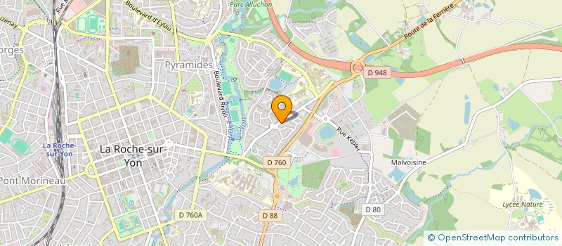 localisation de l'entreprise BAPTISTE DESTREMONT à LA ROCHE-SUR-YON