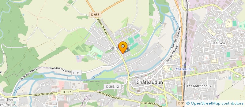 localisation de l'entreprise BAPTISTE ET LES JARDINS FLEURY à CHATEAUDUN