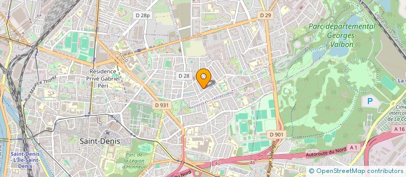 localisation de l'entreprise BAPTISTE ET MAXIME à SAINT-DENIS