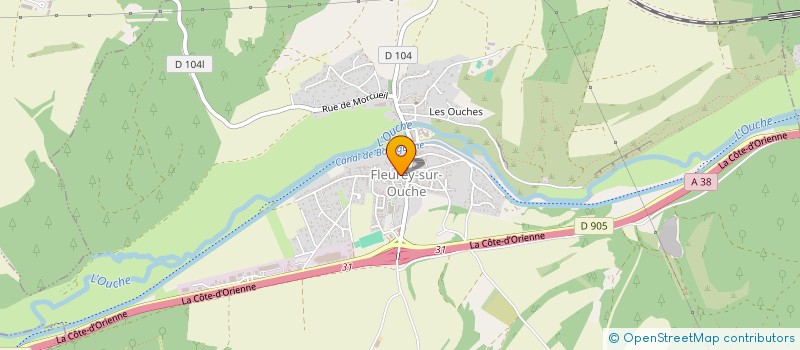 localisation de l'entreprise BAPTISTE ET VICTOR PERROT  FLEUREY-SUR-OUCHE