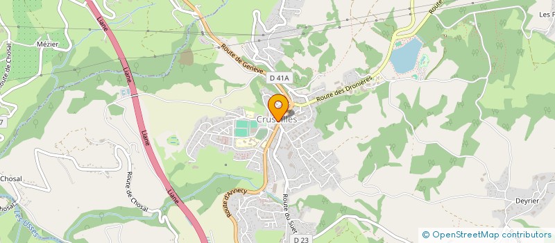 localisation de l'entreprise BAPTISTE GROUP  CRUSEILLES